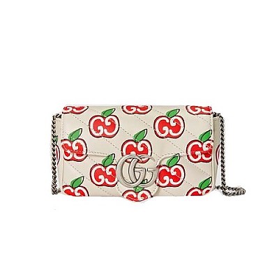 [스페셜오더]GUCCI-476433 4340 구찌 GG 마몽 블루 가죽 수퍼 미니백