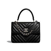 [스페셜오더]CHANEL-A92236 샤넬 다크 민트 트렌디 CC 실버 메탈 스몰 플랩 백