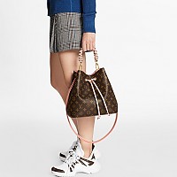 LV-M44020 루이비통 블랙 모노그램 네오노에 MM 버킷 백 26cm
