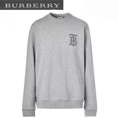 BURBERRY-80255071 버버리 레드 모노그램 모티프 스웨트셔츠