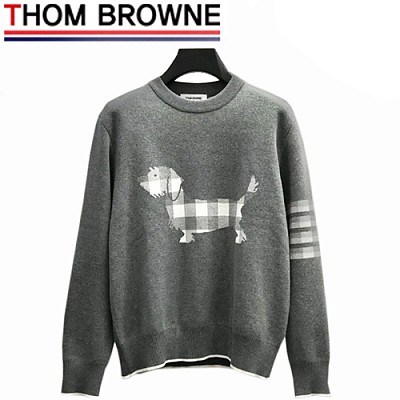 THOM BROWNE-11048 톰 브라운 블랙 강아지 디테일 스웨터 남성용