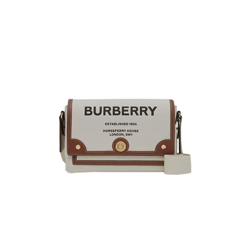 [스페셜오더]BURBERRY-80302491 버버리 화이트/탠 호스페리 프린트 크로스바디 백