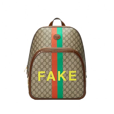 [스페셜오더]GUCCI-‎636654 8289 #홍콩명품구찌 GG 수프림 Fake/Not 페이크/낫 프린트 라지 토트백