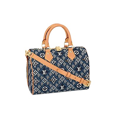 [스페셜오더]LOUIS VUITTON-M55422 루이비통 브라운/크렘 베쥬 모노그램 시어링 스피디 반둘리에 25