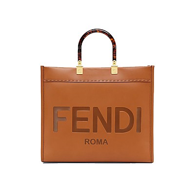 FENDI-8BH386 펜디 브라운 선샤인 미디엄 쇼퍼 백