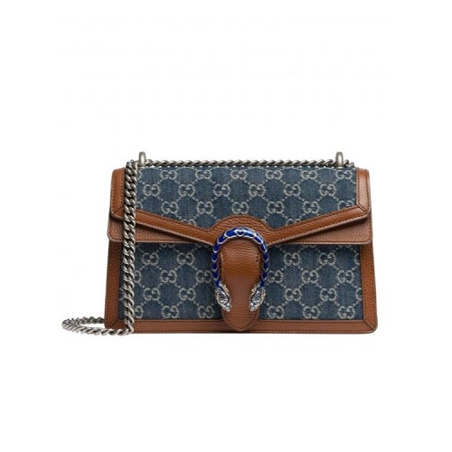 [스페셜오더]GUCCI-‎400249 4483 구찌 블루 디오니서스 오가닉 GG 데님 스몰 숄더백 #구찌레플가방