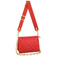[스페셜오더]LOUIS VUITTON-M59398 루이비통 블랙/화이트 모노그램 램스킨 쿠상 PM