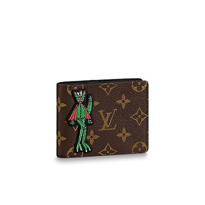 LOUIS VUITTON-N41679 루이비통 다미에 그라파이트 블루 로프 패턴 슬렌더 월릿