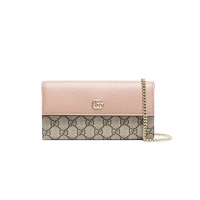 [스페셜오더]GUCCI-546585 6433 구찌 레드 GG 마몽 체인 월릿