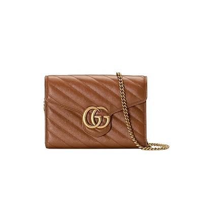 [스페셜오더]GUCCI-474575 1711 구찌 GG 마몽 그레이 마틀라세 미니백