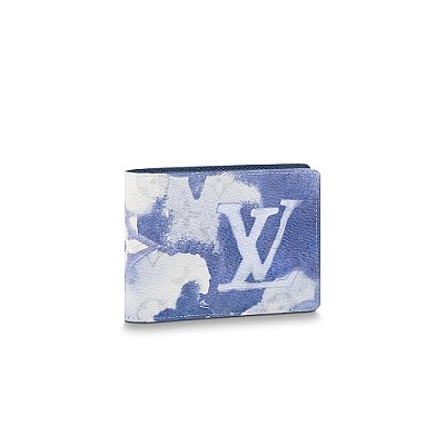 [스페셜오더]LOUIS VUITTON-M63515 루이비통 에삐레더 에피 이니셜 Bleu Azur 멀티플 월릿