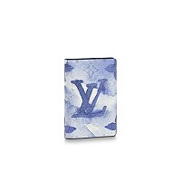 [스페셜오더]LOUIS VUITTON-M63517 루이비통 에삐레더 에피 이니셜 Bleu Azur 포켓 오거나이저