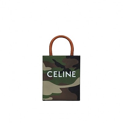 [스페셜오더]CELINE-194372 셀린느 카키 카모플라쥬 CELINE 프린트 미니 버티컬 카바스 백