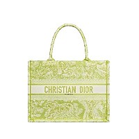 [스페셜오더]CHRISTIAN DIOR-M1296 디올 그레이 Toile de Jouy Reverse 자수 스몰 DIOR BOOK TOTE 백
