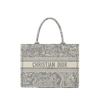 [스페셜오더]DIOR-M1296 디올 블루 BOOK TOTE DIOR OBLIQUE 자수 스몰 백
