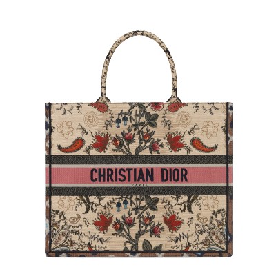 [스페셜오더]DIOR-M1286ZT 크리스찬 디올 블루 멀티 컬러 Tie & Dior 자수 BOOK TOTE 백