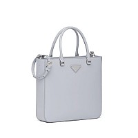 [스페셜오더]PRADA-1BA330 프라다 블랙 브러시드 가죽 토트 백
