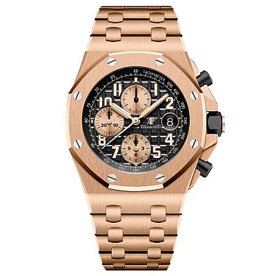 [스페셜오더]Audemars Piguet-오데마 피게 로얄 오크 오프쇼어 셀프와인딩 크로노그래프 핑크골드 남성시계42mm