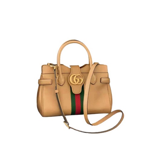 [스페셜오더]GUCCI-658450 9793 구찌 베이지 더블 G 웹 스몰 탑 핸들백