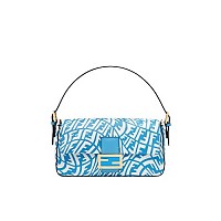 [스페셜오더]FENDI-8BR792 펜디 옐로우 글레이즈드 캔버스 미디엄 바게트 1997 백