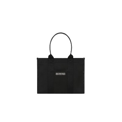 [스페셜오더]BALENCIAGA-671402 발렌시아가 베이지&블랙 하드웨어 스몰 스트랩 토트 백