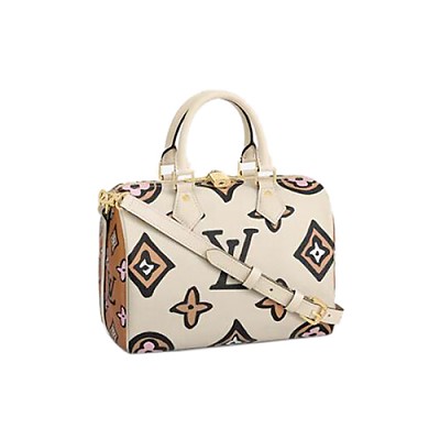 [스페셜오더]LOUIS VUITTON-M57466 루이비통 화이트 모노그램 게임 온 스피디 반둘리에 25