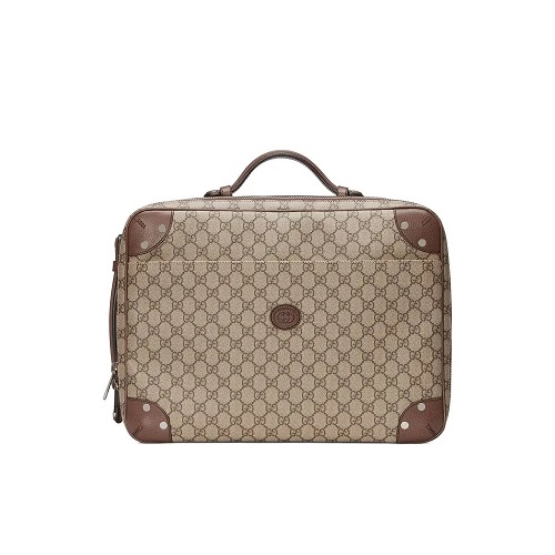 [스페셜오더]GUCCI-‎658543 8358 구찌 브라운 GG 수프림 서류 가방