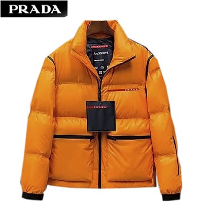 PRADA-09261 프라다 화이트 나일론 패딩 남성용