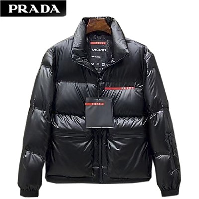 PRADA-09261 프라다 화이트 나일론 패딩 남성용