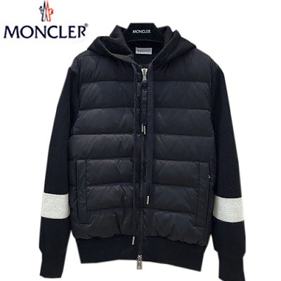 MONCLER-10034 몽클레어 화이트 니트 패딩 후드 쟈켓 남성용