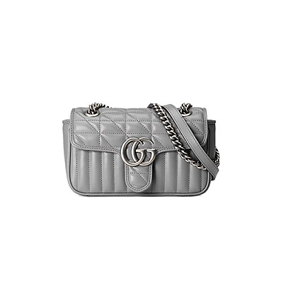 [스페셜오더]GUCCI-446744 8561 구찌 GG 마몽 베이지/레드 미니 핸드백