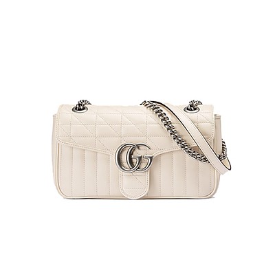 [스페셜오더]GUCCI 443497-5764 구찌 GG 마몽 스몰 진주 장식 마틀라세 숄더백