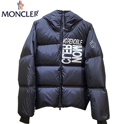 MONCLER-10162 몽클레어 화이트 나일론 프린트 장식 패딩 남성용