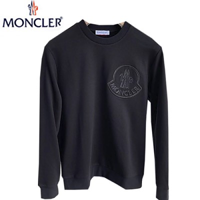 MONCLER-102613 몽클레어 그레이 로고 아플리케 장식 스웨트셔츠 남성용