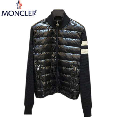 MONCLER-110213 몽클레어 블랙 니트 코튼 패딩 쟈켓 남성용