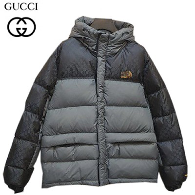 GUCCI-11192 구찌 블루 더블 G 디테일 구찌 X 노스페이스 콜라보 패딩 남성용