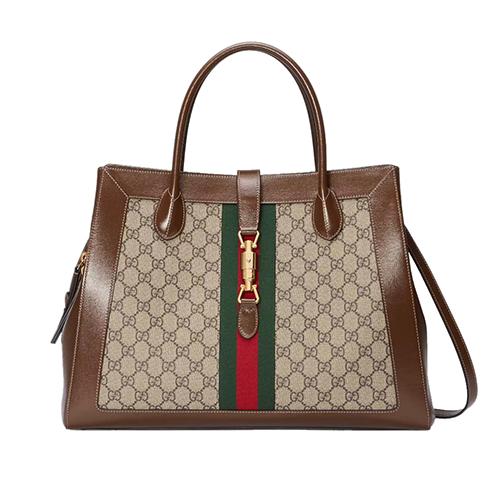 [스페셜오더]GUCCI-649015 8565 구찌 GG 수프림 재키 1961 라지 토트백