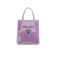 [스페셜오더]PRADA-1BG417 프라다 핑크 시퀸 메쉬 스몰 토트 백