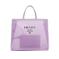[스페셜오더]PRADA-1BG416 프라다 블랙 시퀸 메쉬 토트 백