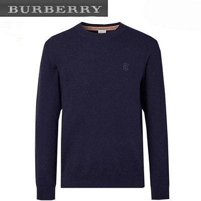 BURBERRY-80443191 버버리 베이지 모노그램 모티프 캐시미어 스웨터