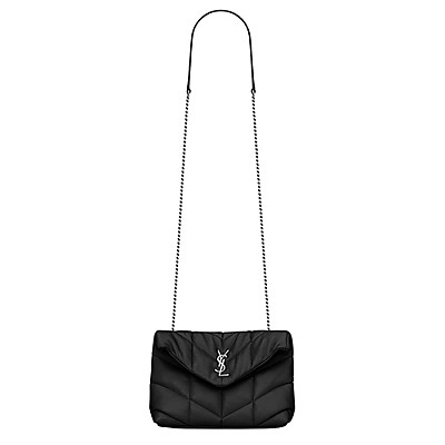 [스페셜오더]SAINT LAURENT-620333 생 로랑 화이트 퀼트 램스킨 골드 메탈 퍼퍼 미니백