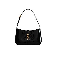 SAINT LAURENT-657228 생 로랑 블랙 크로커다일 엠보싱 LE 5 À 7 스몰 호보 백 23cm