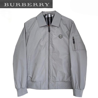 BURBERRY-02213 버버리 베이지 TB 패치 장식 바람막이 쟈켓 남성용