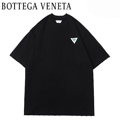 BOTTEGA VENE**-022810 보테가 베네타 화이트 트라이앵글 로고 디테일 티셔츠 남여공용