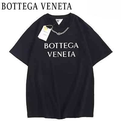 BOTTEGA VENE**-03101 보테가 베네타 그린 메탈 장식 티셔츠 남여공용