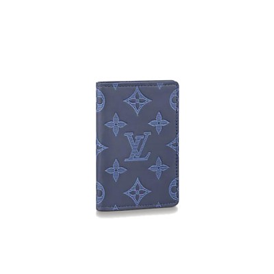 [스페셜오더]LOUIS VUITTON-M67764 루이비통 느와르 퀴르 토뤼옹 가죽 LV 써클 시그니처 포켓 오거나이저