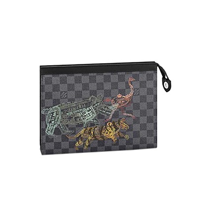 [스페셜오더]LOUIS VUITTON-RO61692 루이비통 모노그램 화이트 스티커 프린트 포쉐트 보야주 MM