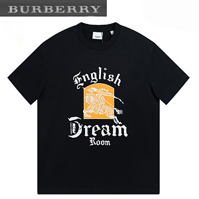 BURBERRY-04197 버버리 화이트 프린트 장식 티셔츠 남성용