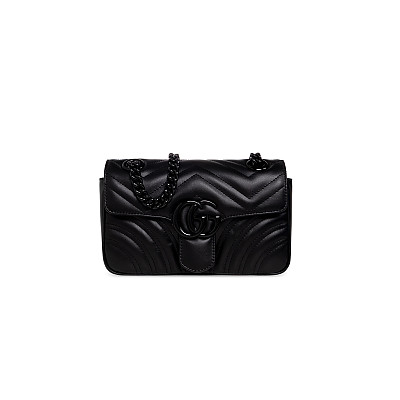 [스페셜오더]GUCCI-446744 8561 구찌 GG 마몽 베이지/레드 미니 핸드백