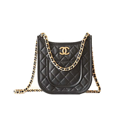 CHANEL-AS4532 샤넬 24P 화이트 카프스킨 샤블린 호보백 22cm